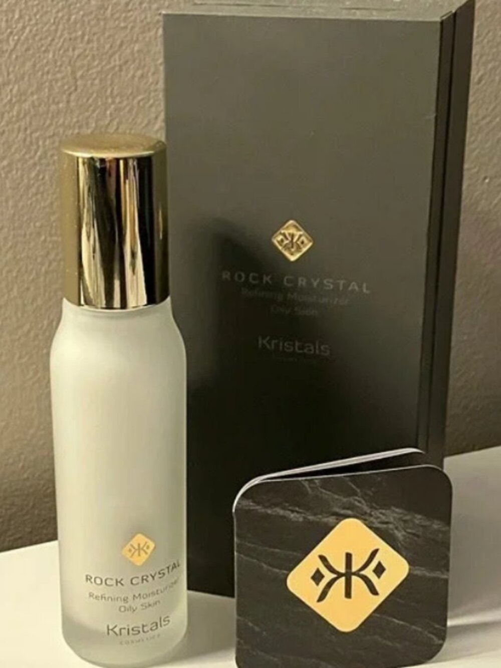 KRISTALS ROCK CRYSTAL REFINING MOISTURIZER OILY SKIN-1.7 fl oz /50 ml-NEW-SEALED